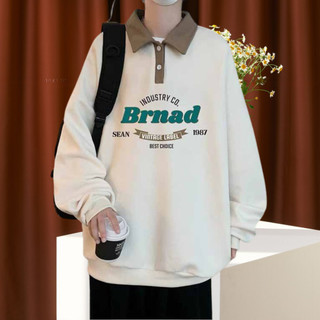 Áo sweater trơn nam nữ form rộng, áo tay dài unisex nỉ bông dày mềm mịn HOODIE POLO BRNAD K1