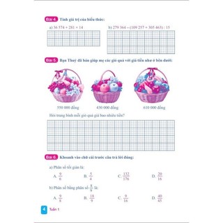 Sách - Vở Bài Tập Toán Nâng Cao Lớp 5 -Bài Tập Hàng Ngày Toán Biên soạn theo chương trình GDPT mới