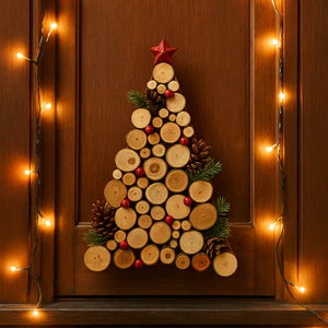 Cây Thông Noel Treo Tường Mới Lạ - Trang Trí Giáng Sinh, Decor quán Cafe chủ đề Christmas Hot trend