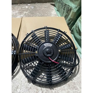 Quạt giàn nóng tản nhiệt ô tô công suất 80w. Điện 12v và 24v (1 chiếc)