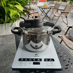 Nồi Áp Suất Inox KaiLer Dung Tích 6L Đáy Từ Liền Khối Van An Toàn 3 Cấp Bền Đẹp Dùng Cho Mọi Loại Bếp — ảnh 3