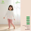 AMI0422 - Bộ Thu Đông Bé Gái Anminaza Vải Cotton Dệt Tăm Phối Bèo Nhún Điệu Đà