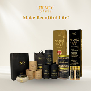 Lư đồng xông trầm nguyên chất TRACY GIFTS bền bỉ chạm khắc cổ điển có lót chống cháy