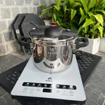 Nồi Áp Suất Inox KaiLer Dung Tích 6L Đáy Từ Liền Khối Van An Toàn 3 Cấp Bền Đẹp Dùng Cho Mọi Loại Bếp — ảnh 2