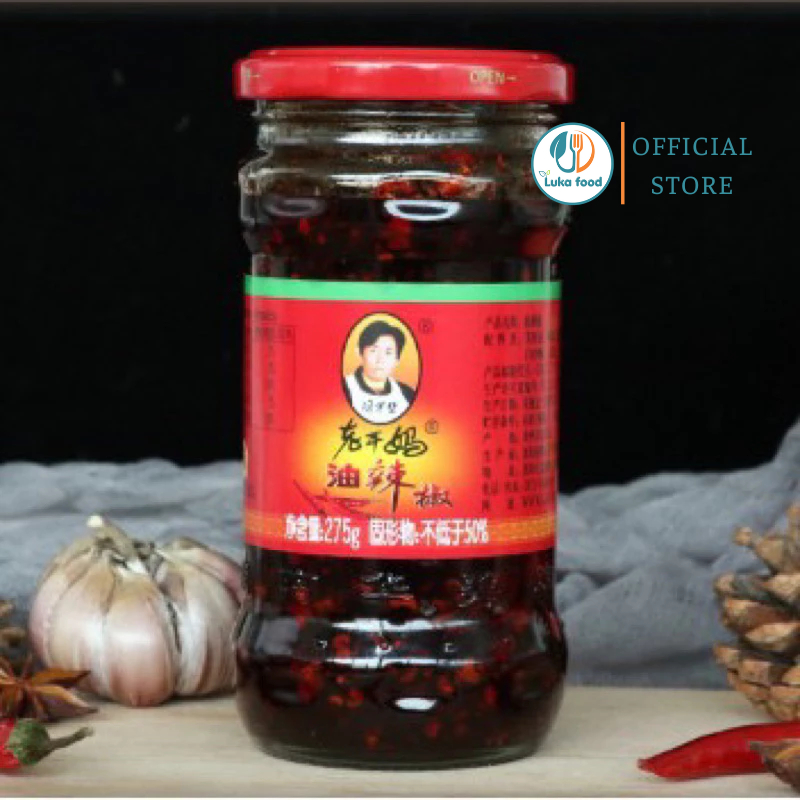 Ớt Chưng Dầu Laoganma Vị Truyền Thống 275g - Sa Tế Lão Can Ma Thơm Béo Ăn Mì, Trộn Cơm, Chuẩn Vị Trung Luka Food