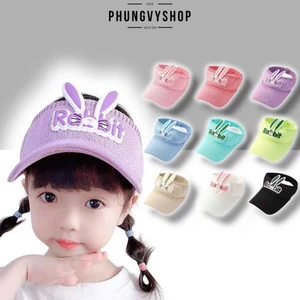 Bé 3-10t/ Mũ lưỡi trai cho bé trai bé gái- KÉT HỞ NÓC CHÓP VẢI LEN RABBIT- nón kết trẻ em