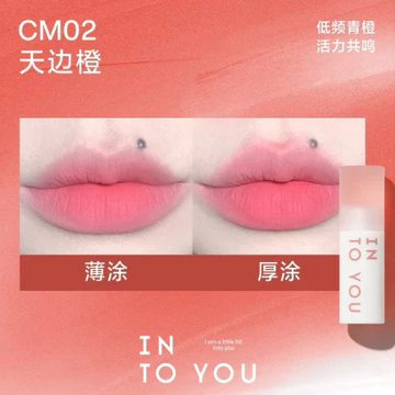 Son Kem Lì Không Trôi INTO YOU CM02 Lì Mịn Không Bột Không Gây Khô Môi Lên Màu Chuẩn Không Bám Cốc