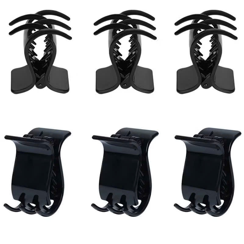 Set 12 Kẹp Tóc Càng Cua 5 Răng Siêu bền