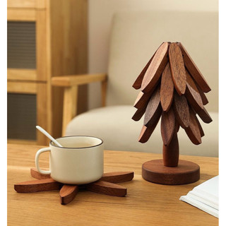 Miếng Lót Nồi Cách Nhiệt Bằng Gỗ Tre, Chống Trơn Trượt, Chịu Nhiệt Tốt -TotoMoo.homedecor