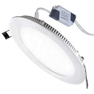 Đèn led âm trần siêu mỏng vỏ nhôm công suất 12W 18W 24W ánh sáng trắng, bh 2 năm - Đèn downlight