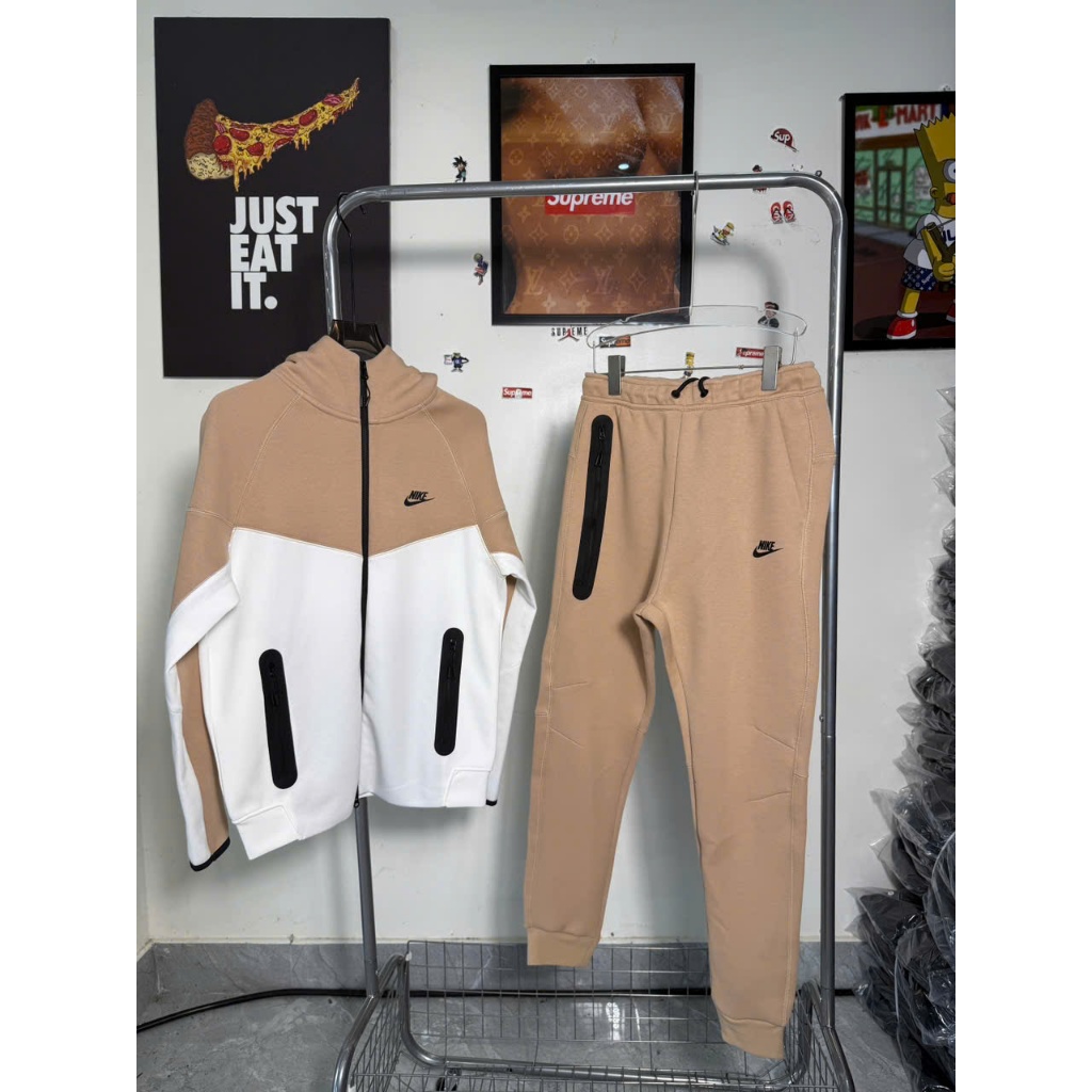 N!ke Teck Beggie mix White ss2025 hot hit