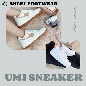 Giày Thể Thao Angel Nam Nữ, Giày Sneaker AG Eyes Kem Cổ Thấp Dễ Phố Đồ Full Box Bill Phụ Kiện - AG02