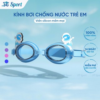 Kính Bơi Trẻ Em Hình Thú Silicon Chất Lượng Cao Chống Nước Chống Mờ Bảo Vệ Mắt An Toàn KB6233