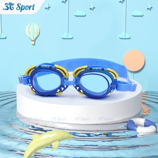 Kính Bơi Trẻ Em Hình Thú Silicon Chất Lượng Cao Chống Nước Chống Mờ Bảo Vệ Mắt An Toàn KB6233