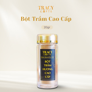 Bột trầm hương tự nhiên cao cấp TRACY GIFTS nguyên chất xông nhà tẩy uế hương dịu nhẹ thư giãn
