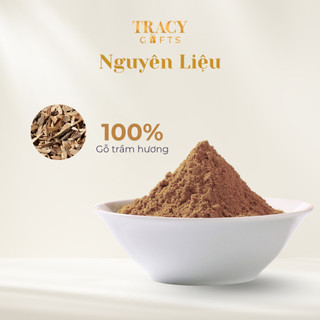 Bột trầm hương tự nhiên cao cấp TRACY GIFTS nguyên chất xông nhà tẩy uế hương dịu nhẹ thư giãn