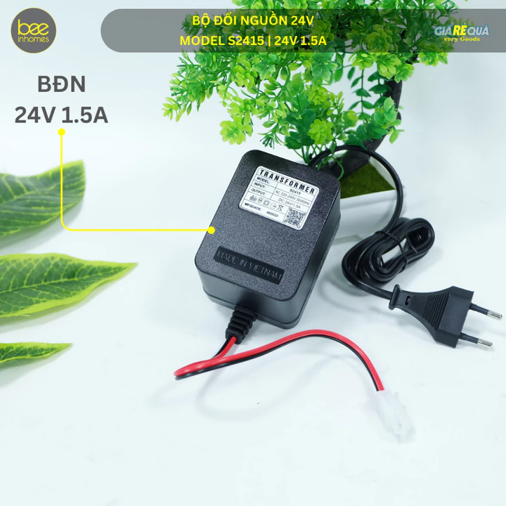 Nguồn máy lọc nước, Adapter 24V 1.5A, model S2415, cho các máy lọc nước – 3