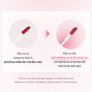 [LIVE] Son Tint Mịn Lì Không Gây Khô Môi Sheer Velvet Veil Tint 4.2G