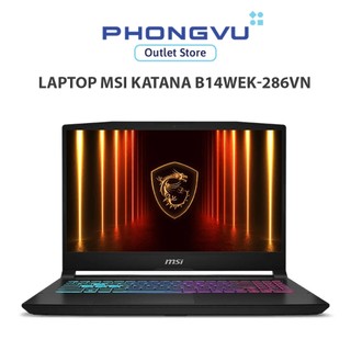 Laptop Gaming Msi Katana B14WEK-286VN (i5-14450HX/ RTX 5050 8GB/16GB/ 512GB/ Windows 11) - Bảo hành 24 tháng