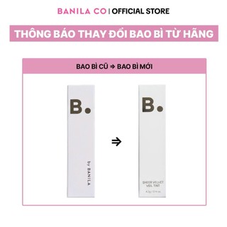 Son Tint Mịn Lì Không Gây Khô Môi Sheer Velvet Veil Tint 4.2G