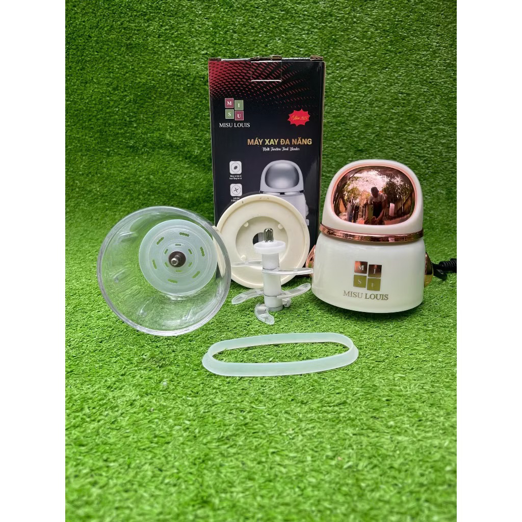 xả kho giảm 70% Máy xay thịt Louis Nhật Bản dung tích 300ml công suất 350w công nghệ mới lưỡi xay mới