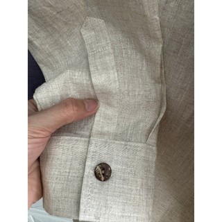 (Hàng sẵn) Áo sơ mi nữ linen tưng washed FORM DÀI - JUNE LINEN #A32