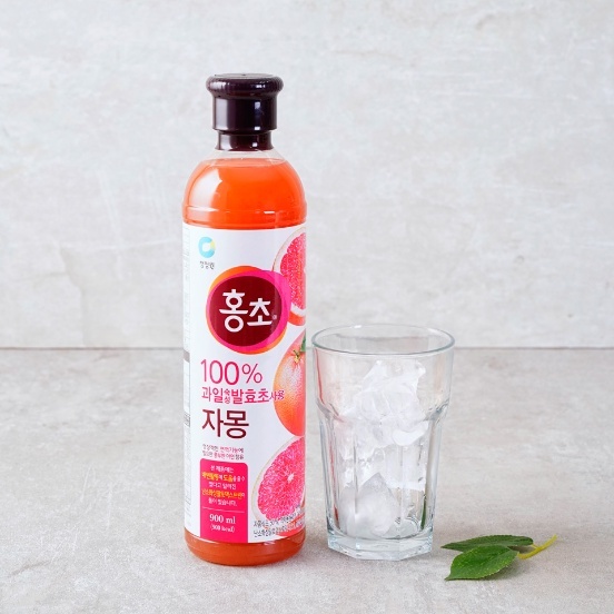 [Chính Hãng] Nước Giấm Uống Hoa Quả Lên Men Hongcho Daesang Hàn Quốc 500ml/900ml Vị Trái Cây