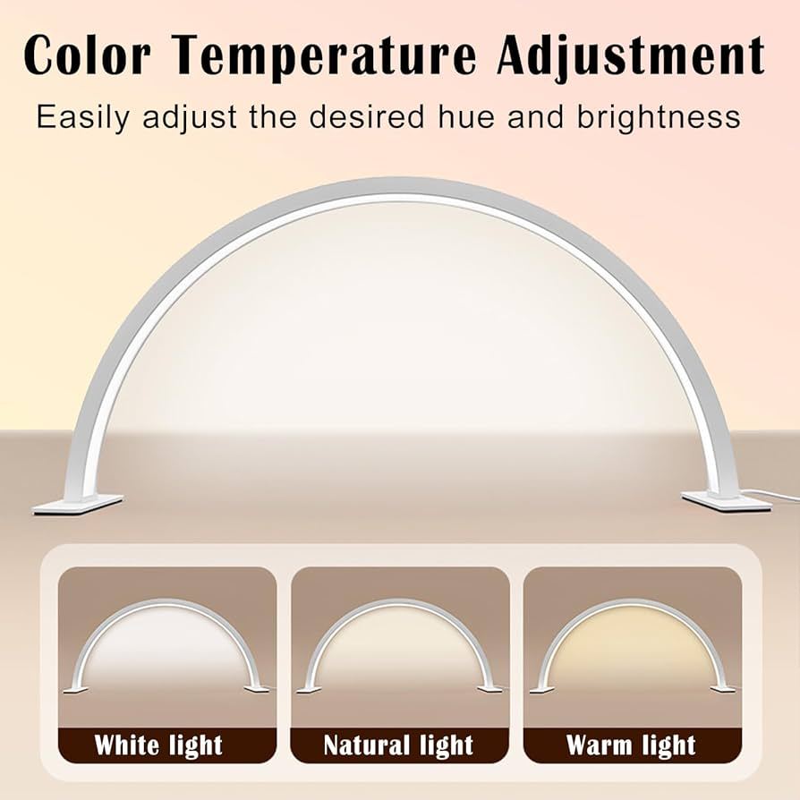 Đèn Led Bán Nguyệt Làm Nail Móng Chân, Móng Tay, Nối Mi, Với Thiết Kế 3 Màu Ánh Sáng Cao Cấp