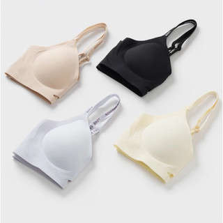 Áo Ngực Nữ Su Dây Viền Chữ Không Gọng Mút Mềm, Áo Lót Thoáng Mát Nâng V1 Tự Nhiên King Shop A-960