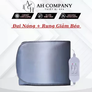 Đai Quấn Nóng Giảm Béo, Đai Quấn Rung Giảm Mỡ Bụng Giúp Vòng Eo, Lưng Săn Chắc, Cơ Thể Thon Gọn