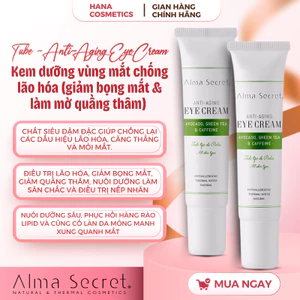 Kem dưỡng vùng mắt chống lão hóa Alma Secret Anti-Aging Eye Cream giảm bọng & làm mờ quầng thâm