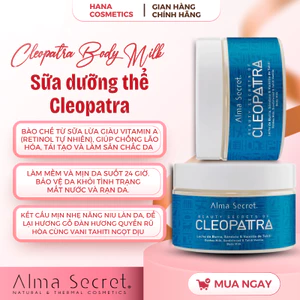 Sữa dưỡng thể Cleopatra Alma Secret Cleopatra Body Milk Dưỡng ẩm mềm mịn từ Sữa Lừa