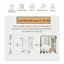 𝐅𝐔𝐑𝐍𝐈𝐒𝐇 𝐅𝐈𝐄𝐒𝐓𝐀 Kệ Treo Quần Áo Sào Phơi Đồ Đen/Trắng Treo Quần Áo Đơn Giản Giá Treo Quần Áo Bền Chặt
