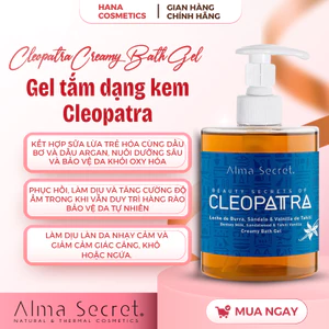 Gel tắm dưỡng ẩm Alma Secret Cleopatra Creamy Bath Gel – Dịu nhẹ & Mềm mịn da 500ml