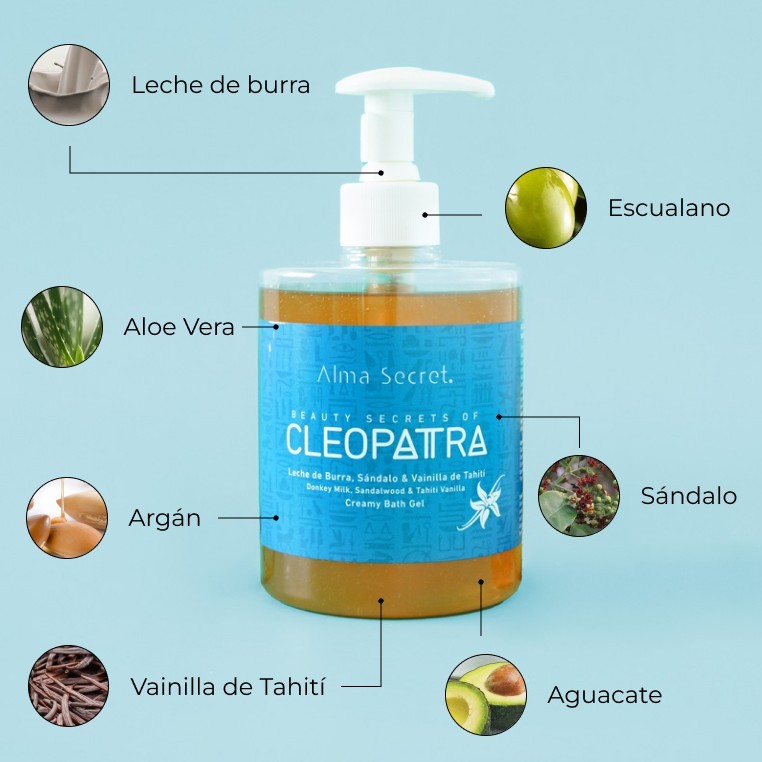 [HÀNG CÔNG TY] Gel tắm dưỡng ẩm Alma Secret Cleopatra Creamy Bath Gel – Dịu nhẹ & Mềm mịn da 500ml