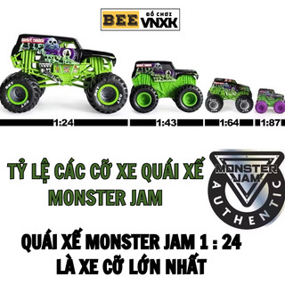 Xe Quái xế Monster Jam tỷ lệ 1:24 mới nhiều mẫu - Đồ chơi BEE VNXK