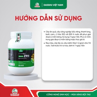 DASSHU Z911 - Phân Bón Hỗ Trợ Ra  Hoa Đều, Nuôi Bông, Ủ Mầm Bông, Dưỡng Hoa, Phân Hóa Mầm Hoa