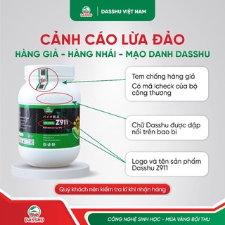 DASSHU Z911 - Phân Bón Hỗ Trợ Ra  Hoa Đều, Nuôi Bông, Ủ Mầm Bông, Dưỡng Hoa, Phân Hóa Mầm Hoa