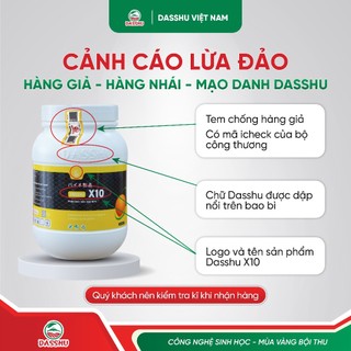 DASSHU X10 - Phân Bón Cho Cây Ăn Trái Hỗ Trợ Nuôi Trái, Sáng Mã Trái , Trái Phát Triển Đều 1KG