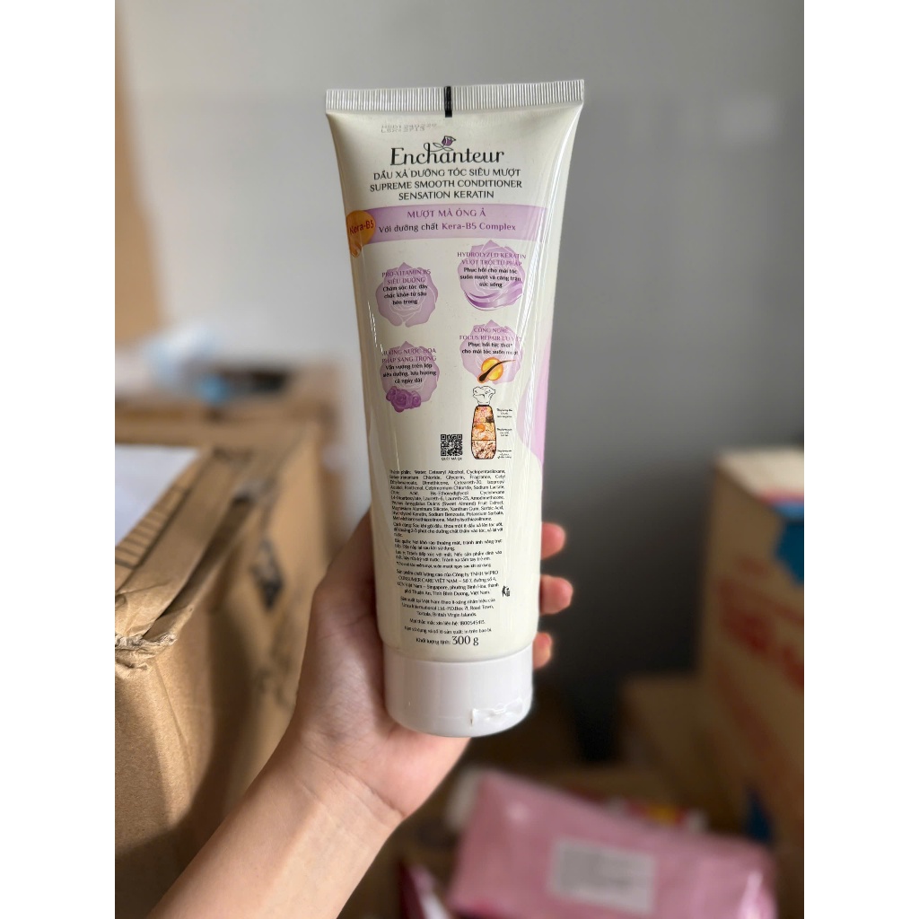 Dầu Gội , dầu xả hương nước hoa Enchanteur 150g