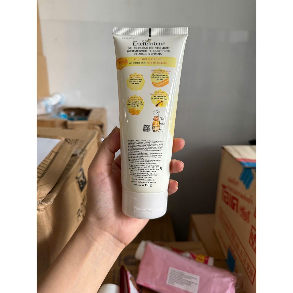 Dầu Gội , dầu xả hương nước hoa Enchanteur 150g