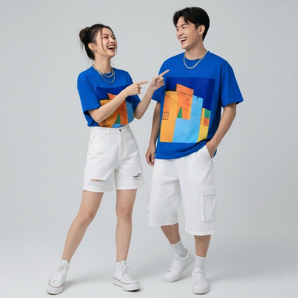 Áo Thun Mirage Nhà Xanh Trendy Local Brand Chất 100% Cotton Mềm Mịn Thoáng Mát.