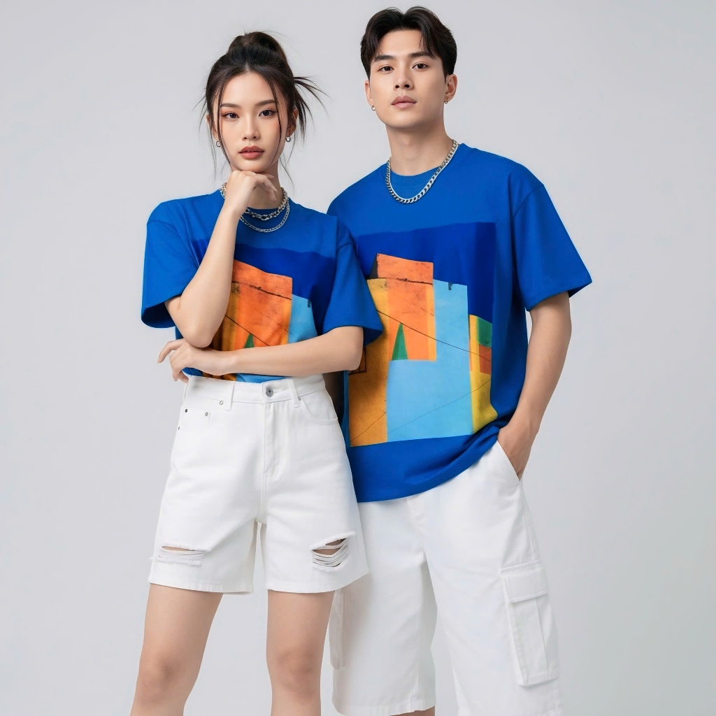 Áo Thun Mirage Nhà Xanh Trendy Local Brand Chất 100% Cotton Mềm Mịn Thoáng Mát.
