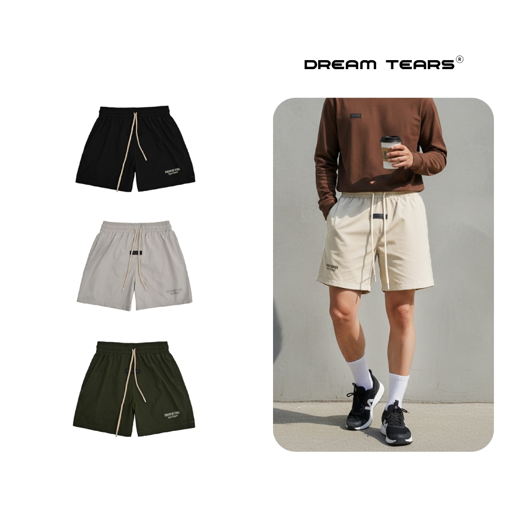 Quần Short Nam Dream Tears Chất Vải Gió Thoáng Mát Sang Trọng QG15