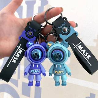 【Chamvn】Móc khóa hình thỏ phi hành gia bầu trời đầy sao -  Móc khóa ô tô sáng tạo - Mặt dây chuyền túi xách