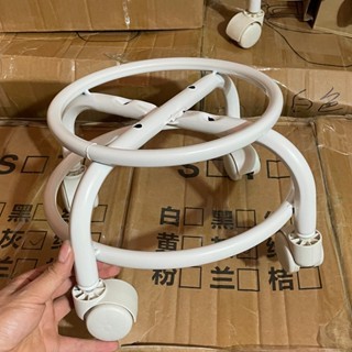 Bộ phụ kiện chân sắt, bánh xe, ốc vít Ghế Lăn Xoay 360 Tựa Lưng Thấp, nhỏ gọn để đóng hàng, làm Nail