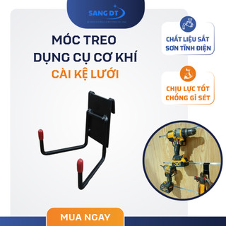 Móc treo máy khoan cầm tay cho các hệ kệ cài rãnh/bắn vít/kệ tôn lỗ/kệ lưới/cài cây sắt 13x26mm