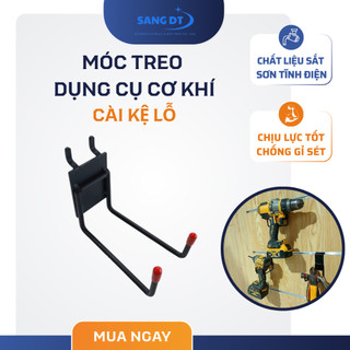 Móc treo máy khoan cầm tay cho các hệ kệ cài rãnh/bắn vít/kệ tôn lỗ/kệ lưới/cài cây sắt 13x26mm