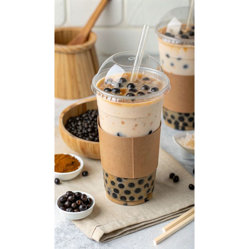 Trân Châu Đường Đen Thượng Hạng LONG PHÚ gói 2kg - Topping Nguyên Liệu Làm Chè, Pha Chế Trà Sữa