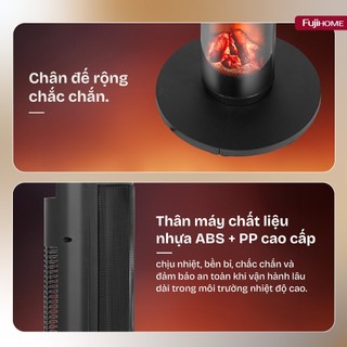 Quạt Sưởi Gốm Fujihome FH1950 – Bảo Vệ Quá Nhiệt, Cảm Biến Nghiêng An Toàn